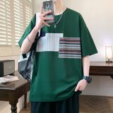 25168-特P40夏季休闲时尚T恤男短袖打底衫青少年潮牌印花T恤，男装T恤，电商D310（原电商305）