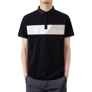 25036-特P35 夏季休闲时尚T恤男短袖打底衫休闲翻领短袖polo衫男图片