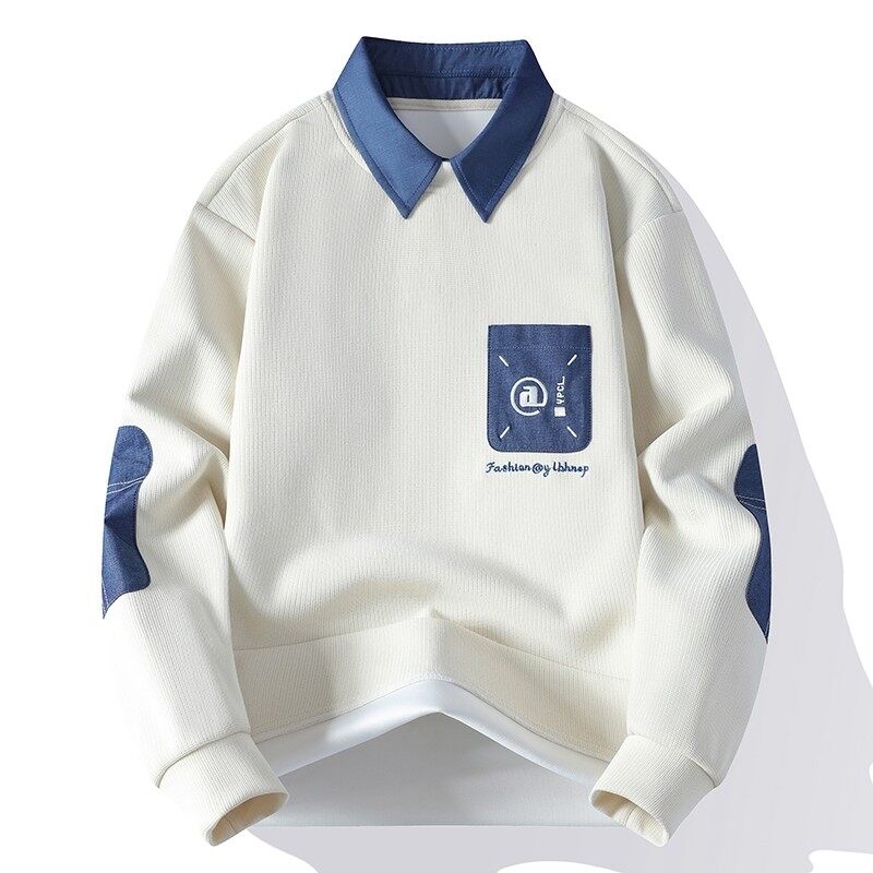 W25211-特P50春季休闲时尚卫衣男长袖打底衫，男装卫衣，电商D310（原电商305）