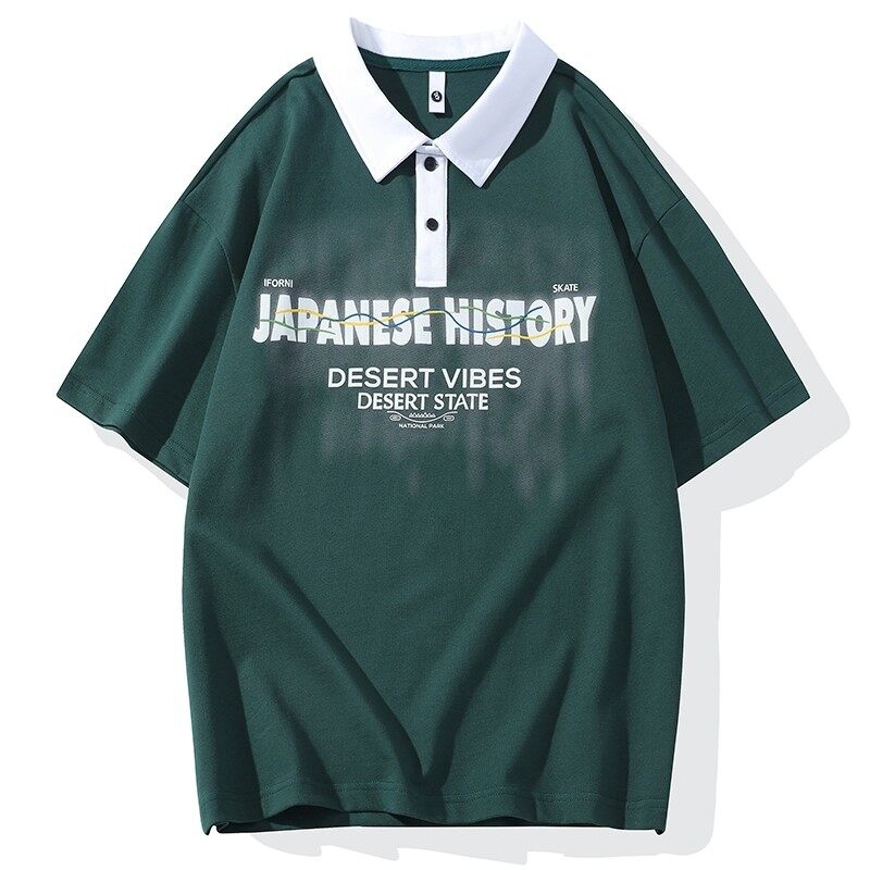 25061-特P40夏季休闲时尚T恤男短袖打底衫学生宽松翻领短袖POLO衫,男装T恤,电商D310（原电商305）
