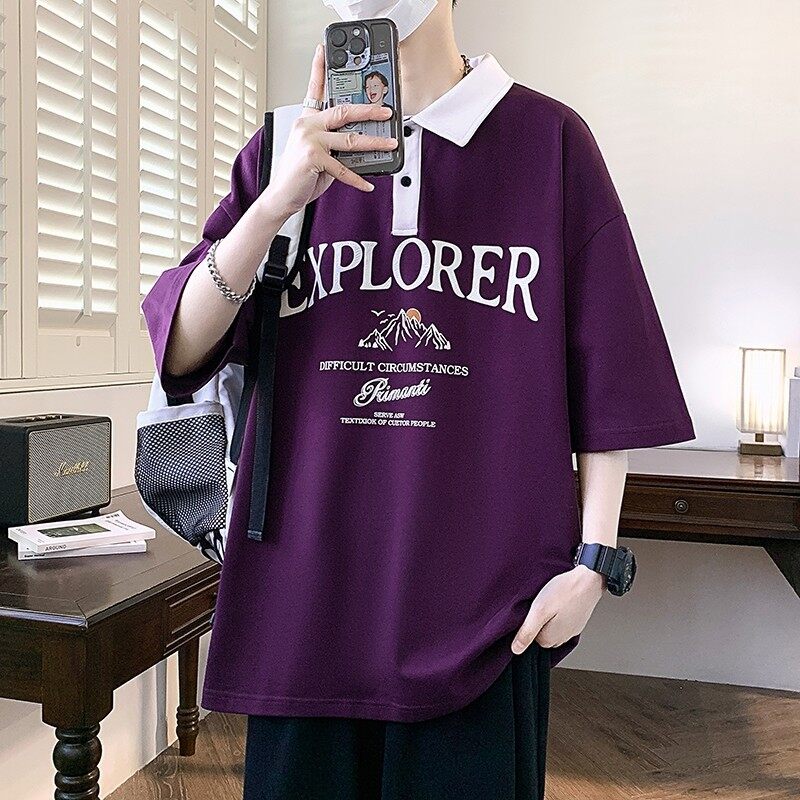 25063-特P40夏季休闲时尚T恤男短袖打底衫青少年翻领短袖polo衫,男装T恤,电商D310（原电商305）
