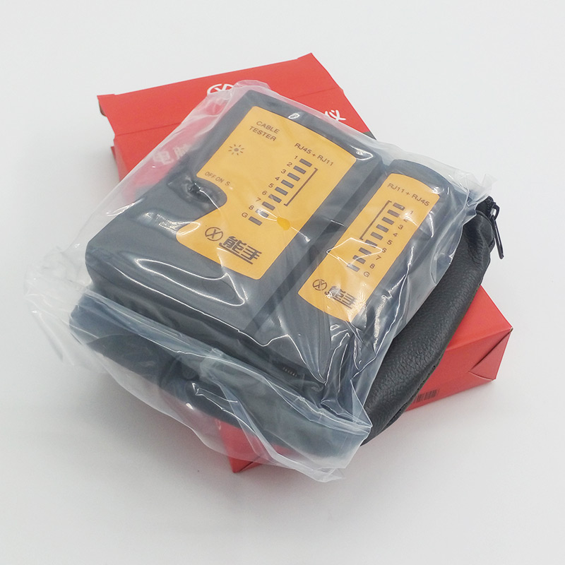 熊手 黑色多功能网线测试仪 电话线测线仪 rj45/rj11网络检测仪