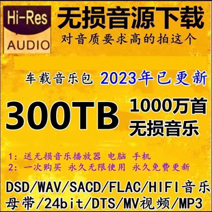 DSD无损音源音乐包 dts 5.1声道车载mv视频mp3下载 flac