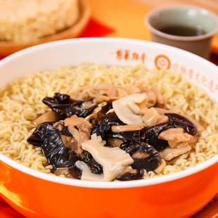 上海特产龙华素斋福面净素泡面福寿绵长赠送面碗送浇头