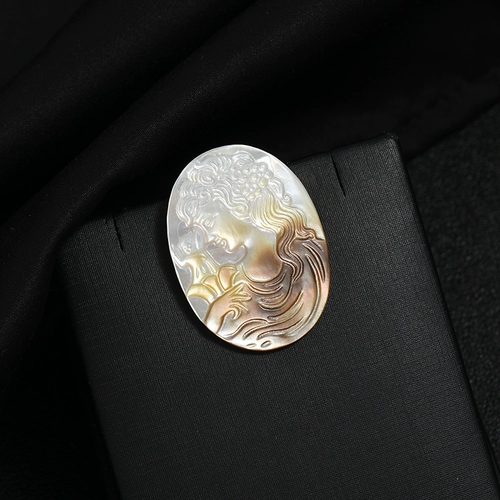 Оригинальная дизайнерская белая высококлассная брошь, костюм на лацкан, защитное белье, булавка, простой и элегантный дизайн