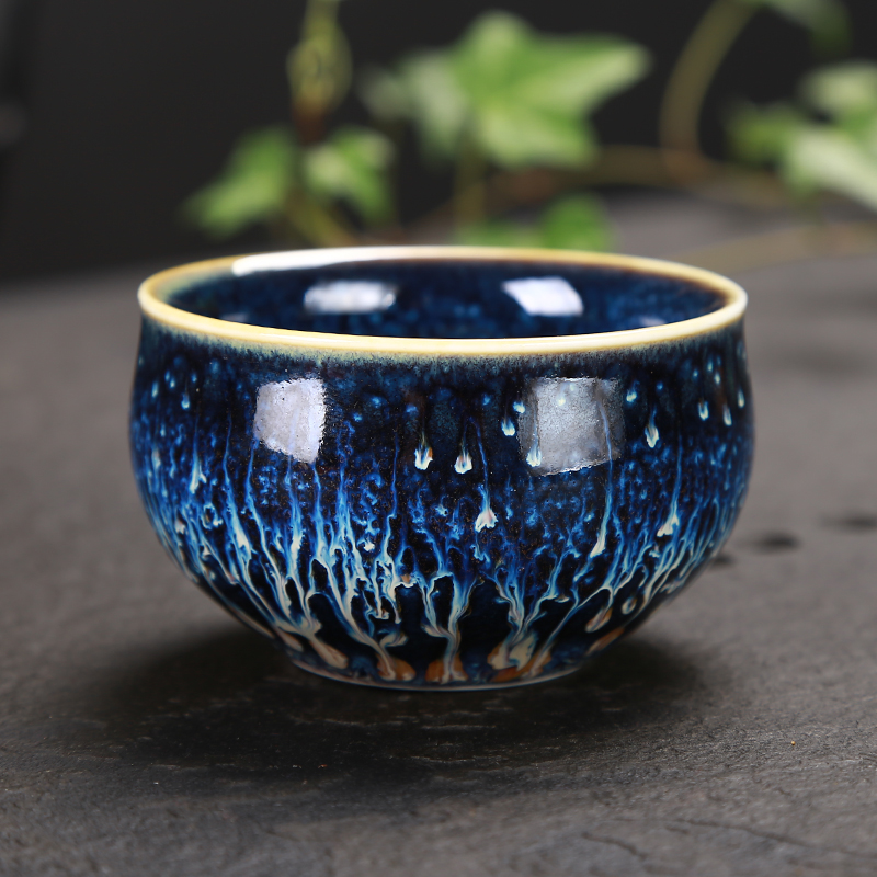 建盏窑变主人杯家用功夫茶具品茗杯窑变天目釉陶瓷茶盏茶碗单杯大在类目 餐饮具, 茶具, 茶杯中 - 来自Buy2taobao.com提供专业的淘宝代购服务