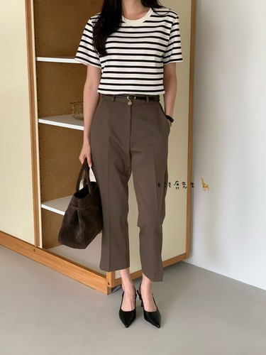 2025年秋季新款韩国东大门直邮 andyoubrown金属小扣腰带