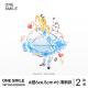 ONESMILE 爱丽丝梦游仙境 卡通童话可爱彩色少女学生儿童男纹身贴