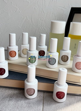 现货 日本UKA指甲油10ml清透果冻色裸色系莫兰迪显白卸甲水护手霜