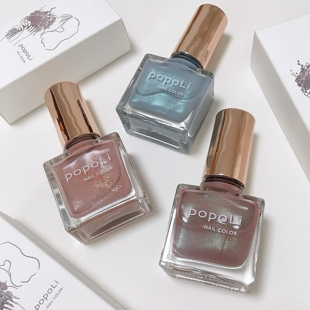 popoLi日系氛围感个人主理指甲油