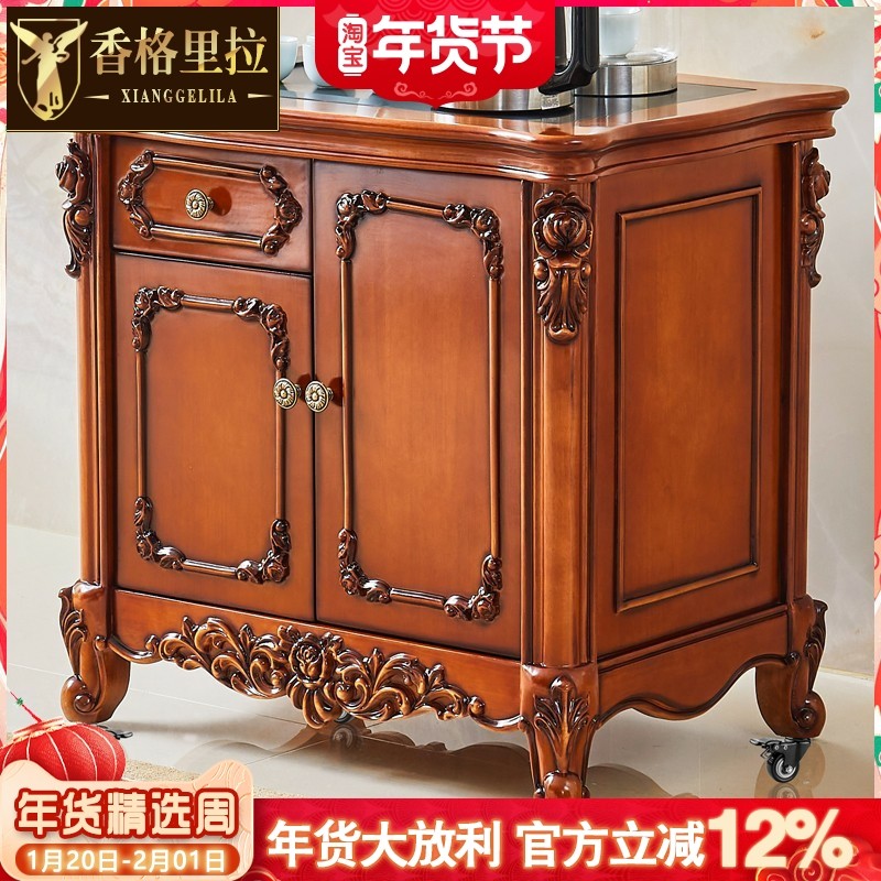 欧式方形茶桌台美式家用茶桌茶车沙发边茶桌茶吧机阳台实木小茶台,住宅家具,家用茶台/茶桌,淘宝优惠券,粉丝福利购,淘宝优惠卷