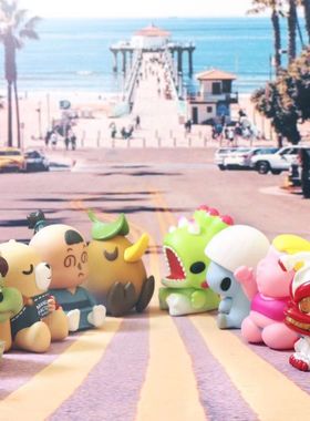 UNBOX FRIENDS WAVES2第二弹盲盒迷你珍藏潮玩设计公仔手办摆件