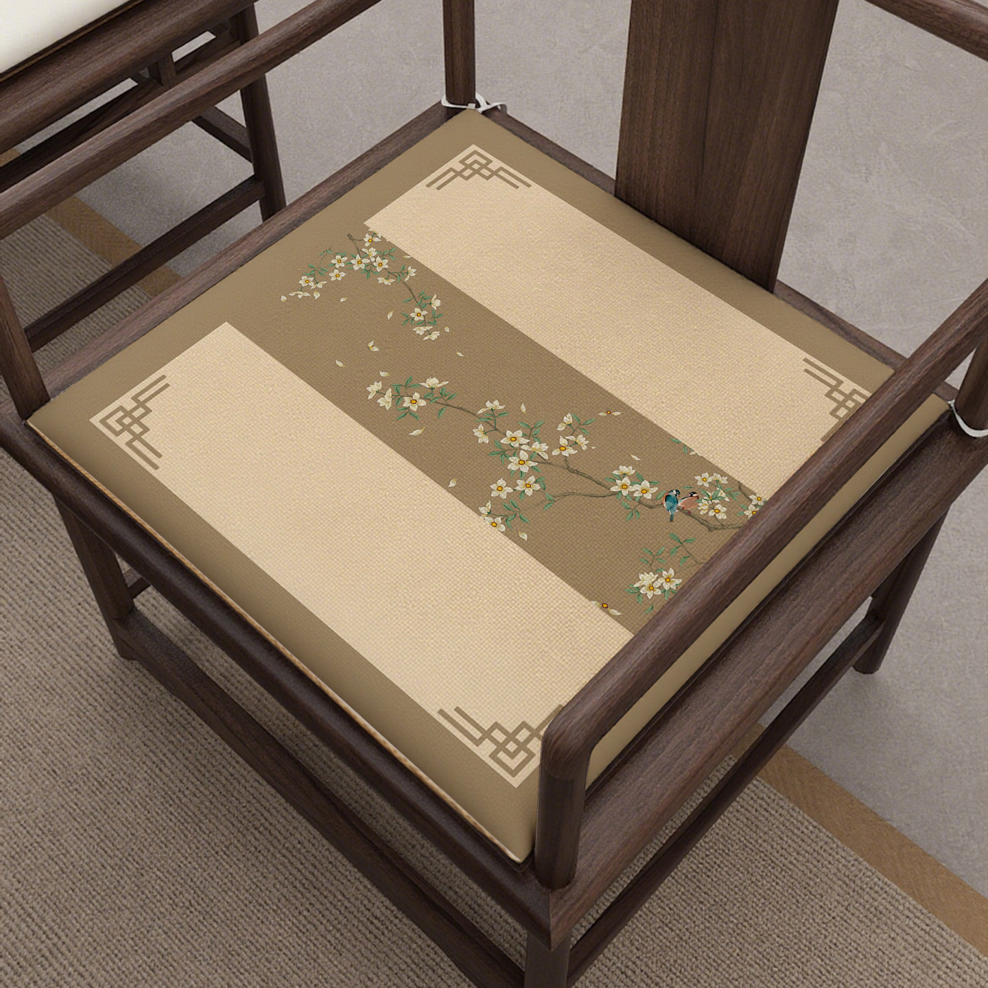 红木沙发坐垫实木家具中式太师圈椅中式椅子木椅茶桌椅垫坐垫定制,居家布艺,椅垫,淘宝优惠券,粉丝福利购,淘宝优惠卷