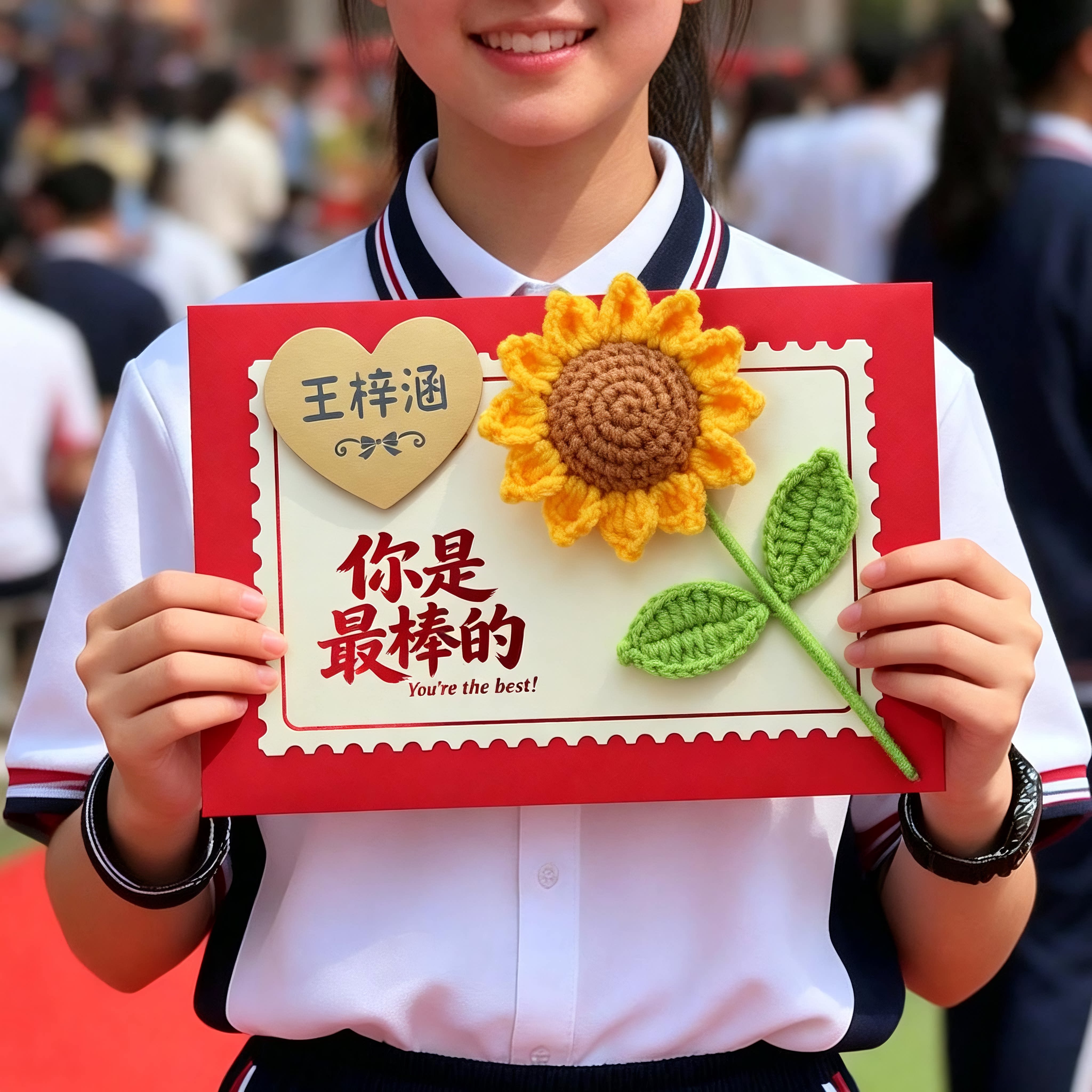 你是最棒的鼓励贺卡信纸套装