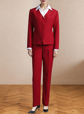 酒店前台接待工装女职业套装高端气质高铁医美案场客服会务工作服