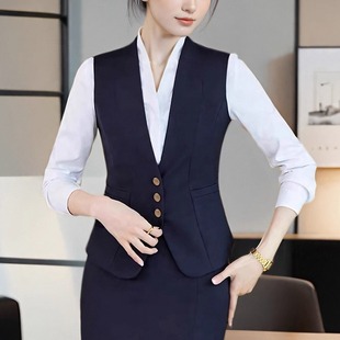 空姐制服职业套装高端气质医美前台接待高铁乘务员酒店售楼工作服