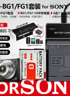 NP-BG1/FG1电池适用索尼DSC-T20 T100  WX10 HX10 HX30 W210 W220