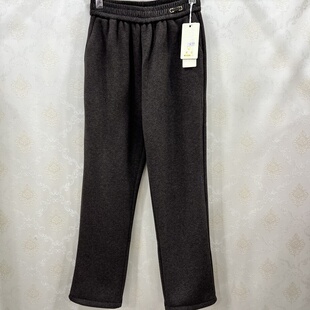 琴华裤子2505新款女士休闲裤宽松显瘦百搭直筒裤中老年加绒小脚裤