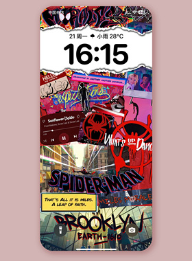 K1505 蜘蛛侠平行宇宙 4K高清手机壁纸