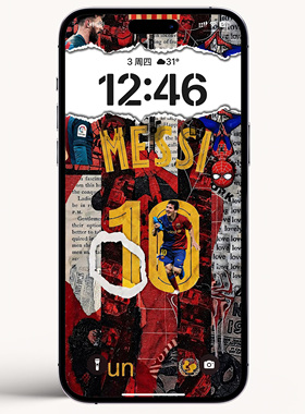 K1486 蜘蛛侠遇上梅西 4K高清手机壁纸