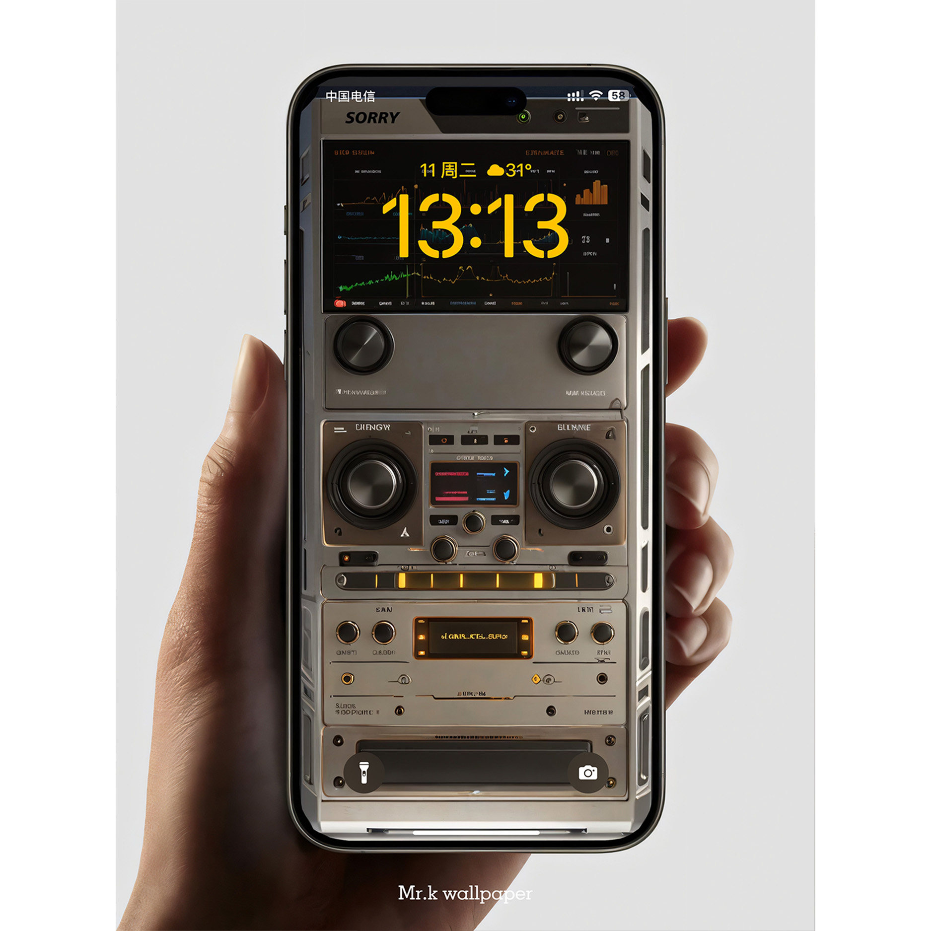 K321 / SONY索尼 复古播放器 iphone手机4K高清壁纸苹果手机壁纸