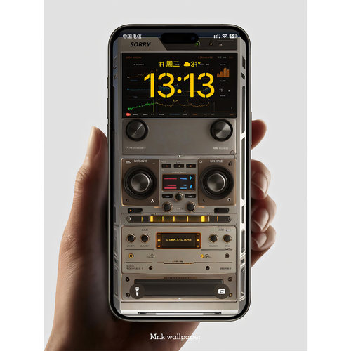 K321 / SONY索尼 复古播放器 iphone手机4K高清壁纸苹果手机壁纸