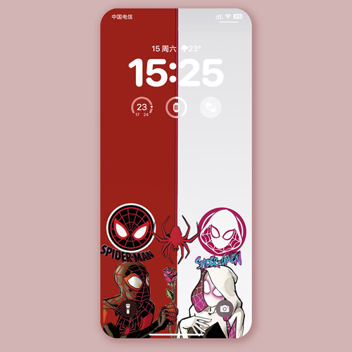K1016 蜘蛛侠的浪漫告白 Iphone手机4K高清壁纸苹果手机壁纸