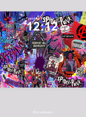 K346 / 蜘蛛侠平行宇宙壁纸 /iphone平板4K高清壁纸苹果平板壁纸