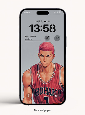 K274 / 樱木花道灌篮高手壁纸 iphone手机4K高清壁纸苹果手机壁纸