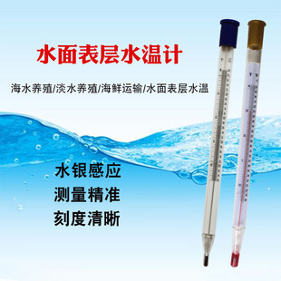 过检海水温度计表层水温表水产养殖温度计海水淡水船用测温仪