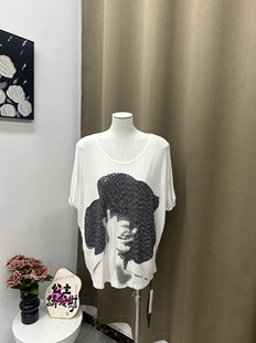 高级轻奢风精品 微瑕2025夏季 新款 时尚 百搭休闲宽松显瘦短袖