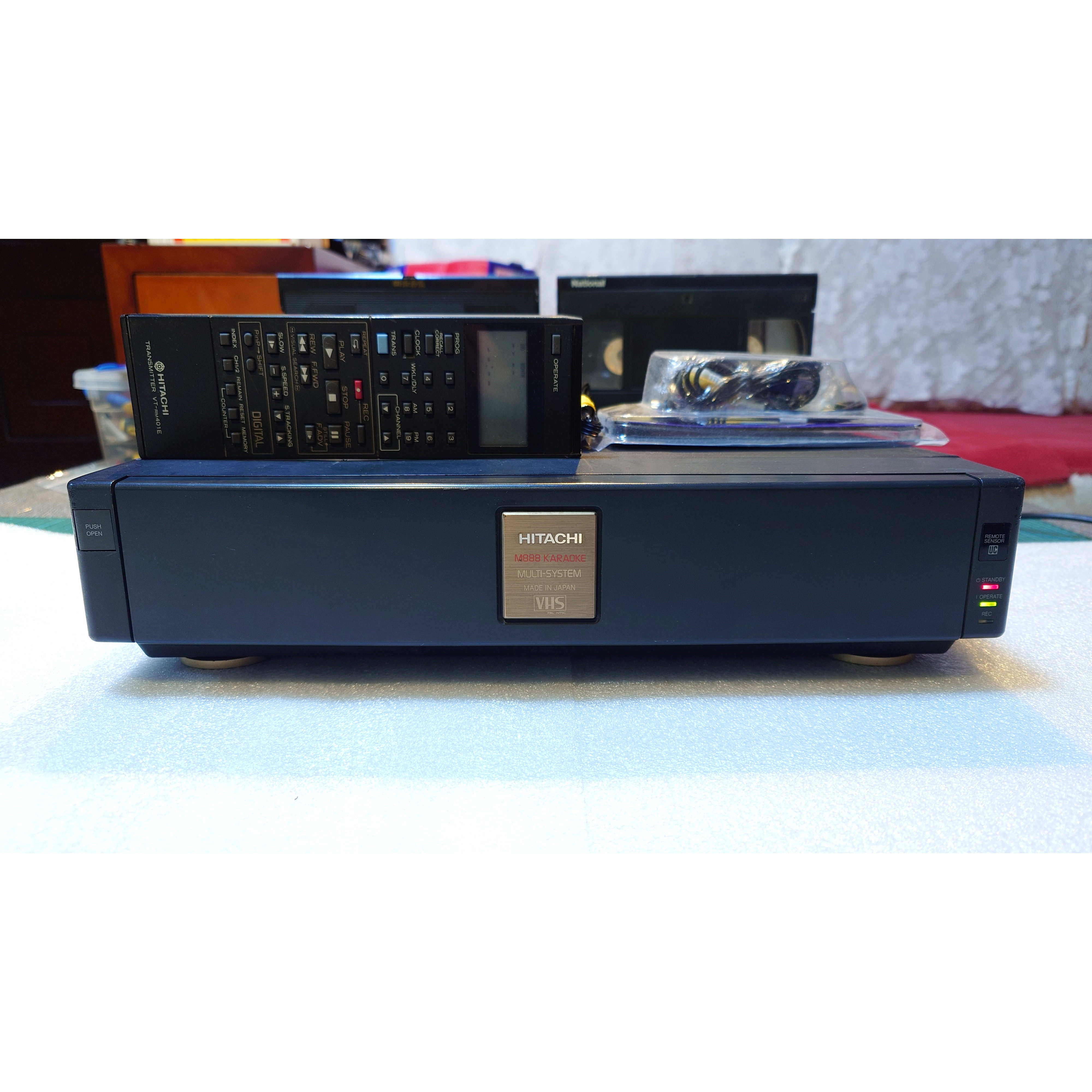 带修复功能的日立888高端VHS磁带录像机播放导出数字视频转录设备