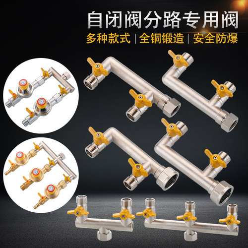 晋质加长型同时装二只三自闭阀