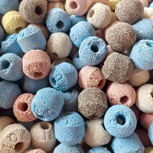 瑕疵款奈米球纳米砖滤材鱼缸过滤材料石英球硝化细菌净化水质专用