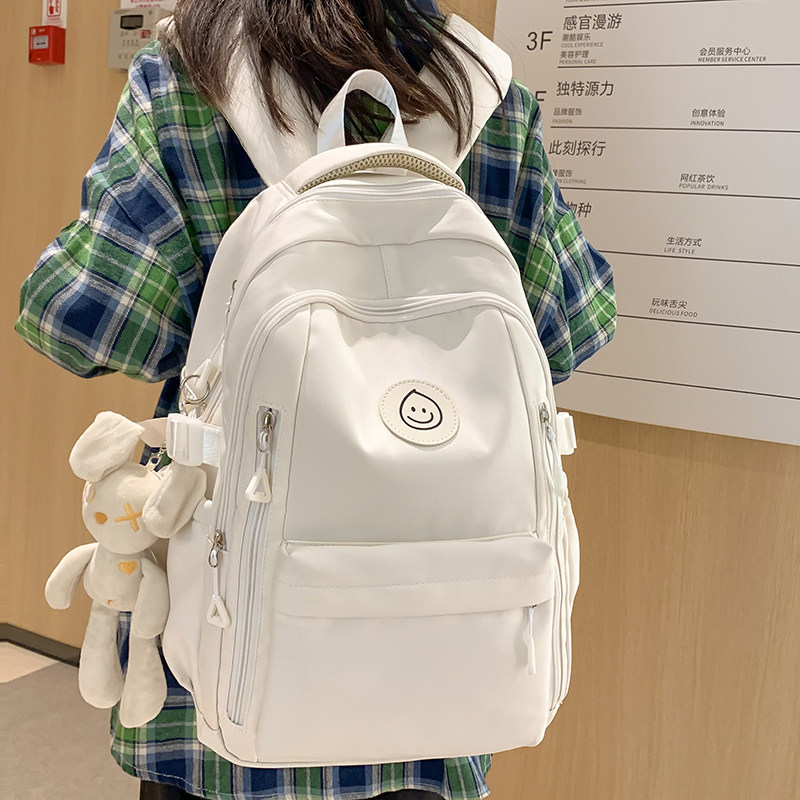 STILLWAWOO书包初中女生高中学生背包小学生大学生旅行双肩包大容图片