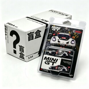 MINIGT #1143保时捷911GT3 R化骨龙+POPRACE盲盒礼包合计汽车模型