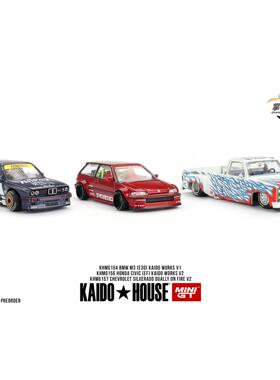 Kaido House& MINIGT 宝马BMW M3 (E30) 本田Civic (EF)模型1:64