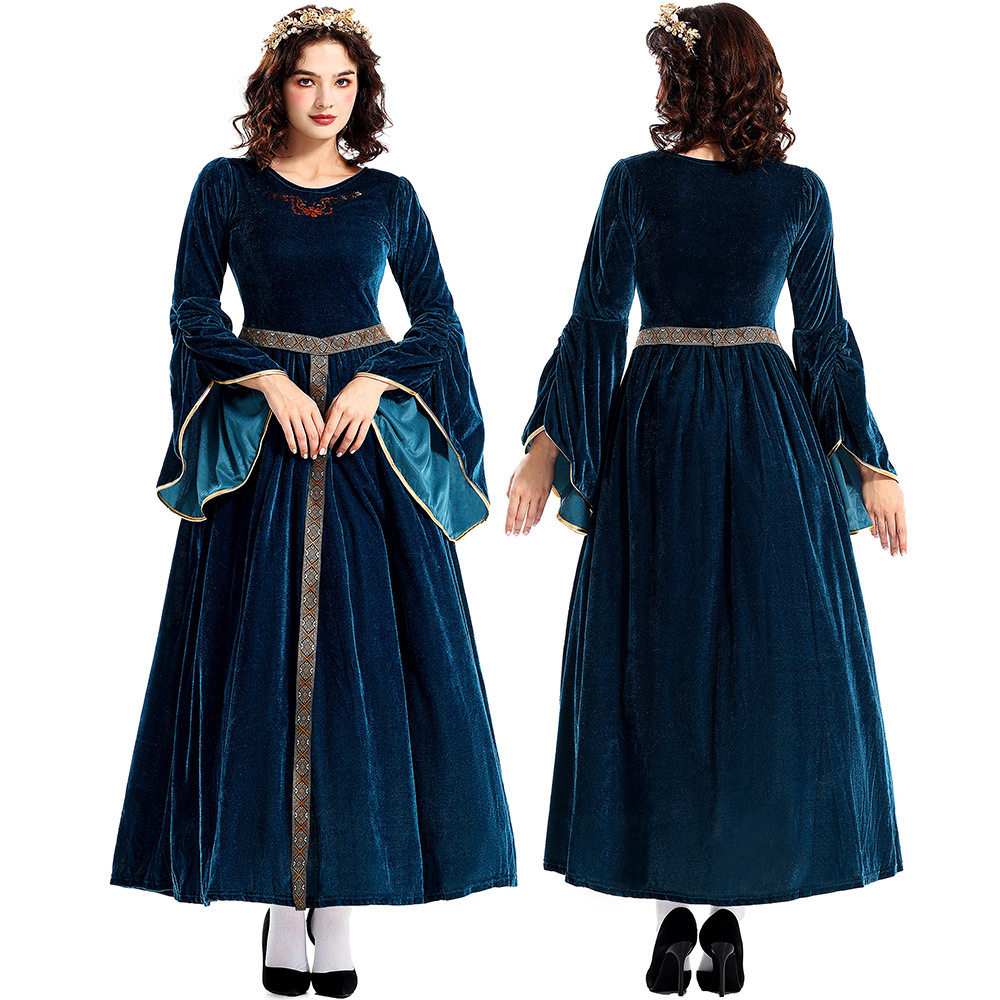 万圣节欧洲中世纪服女王衣服