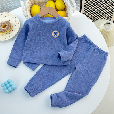 无骨儿童睡衣家居服套装男童女