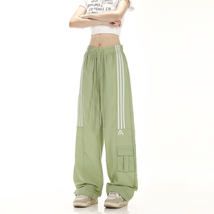 休闲户外速干运动裤 Neresum美式 女潮牌高街爵士舞夏季 裤 复古工装