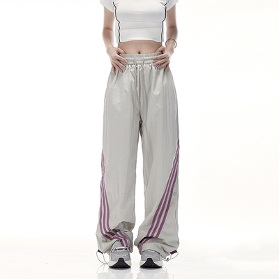 Neresum美式嘻哈条纹工装休闲裤