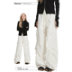 大口袋褶皱跳舞百搭宽松直筒休闲裤 NERESUM裤 裤 秋季 子女美式 工装