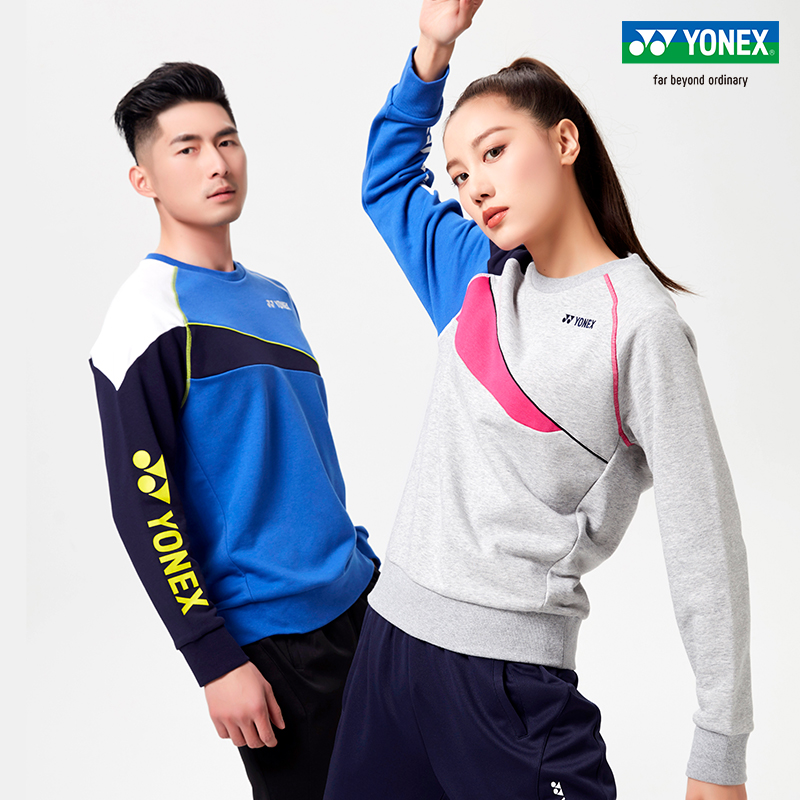 尤尼克斯羽毛球服卫衣运动外套