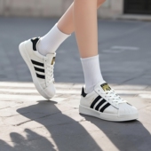 女春秋百搭平底休闲板鞋 热典MEMA密码 2024真皮加绒小白鞋 贝壳头潮