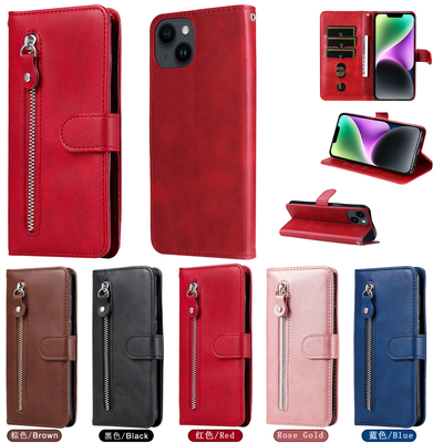 适用于小米POCOX5PRO M6PRO 5G X3 NOTE10PRO X5 X6 M3 12T 11T C65 C55 CC9 M5s纯色防摔插卡钱包支架手机壳
