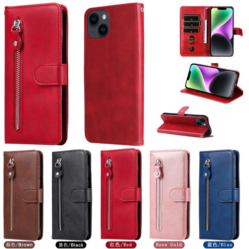 适用于三星Galaxy A10 M10 A20 A30 A20E A40 A50S A70 A30S纯色花色防摔插卡钱包支架电话手机壳皮套