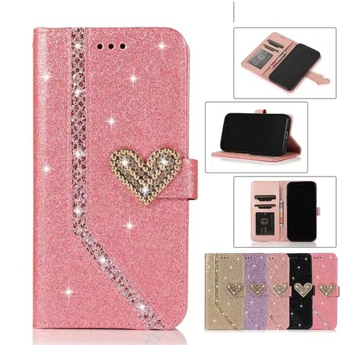 适用于三星Galaxy A10 M10 A20 A30 A20E A40 A50S A70 A30S纯色花色防摔插卡钱包支架电话手机壳皮套