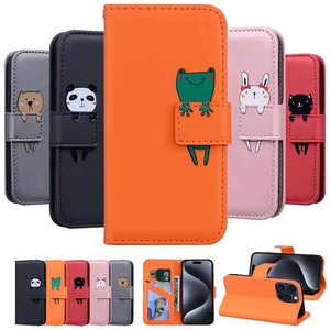 适用于三星Galaxy A10 M10 A20 A30 A20E A40 A50S A70 A30S卡通可爱防摔插卡钱包支架电话手机壳皮套