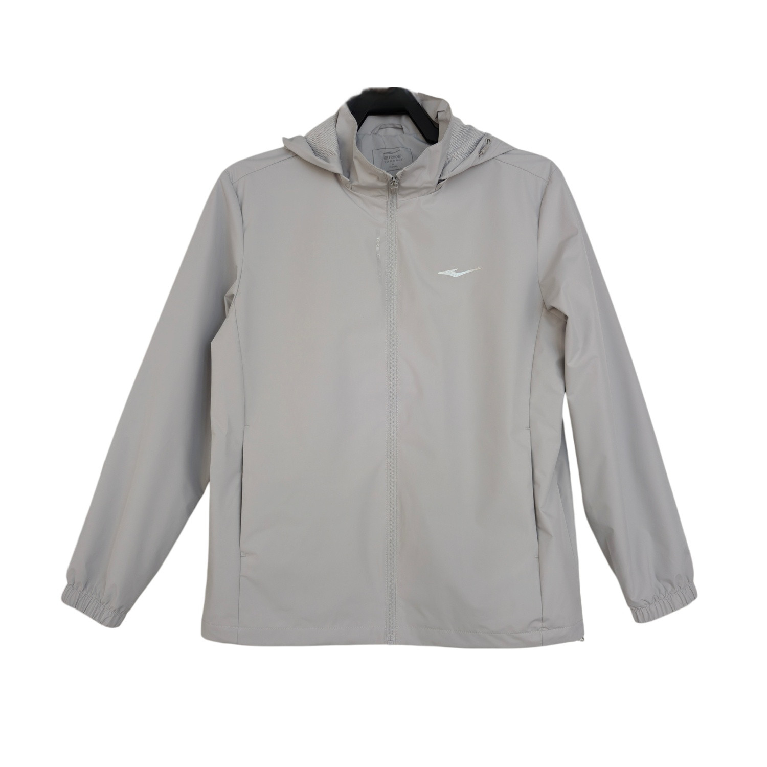 鸿星尔克男梭织风衣外套2026年春季新款户外休闲运动防泼水男上衣