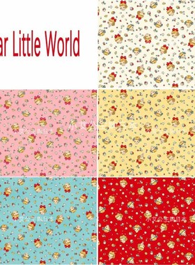 日本进口Dear Little World小菊花quiltgate玛格丽特服装布艺面料
